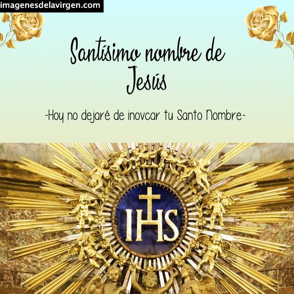 solemnidad del santísimo nombre de jesús